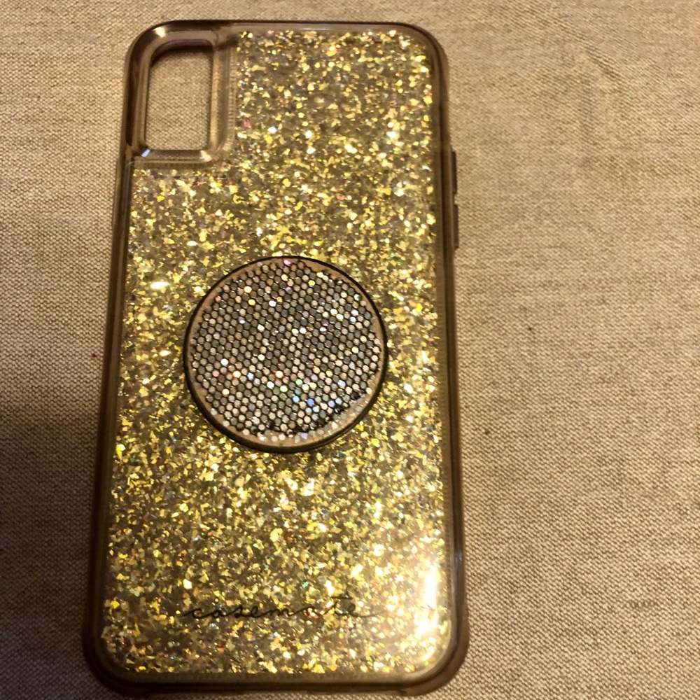 iPhone X phones case with pop socket